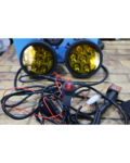 HJG 70 Watt With Yellow Cover Fog Light with Harness (3)